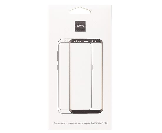  Защитное стекло Full Screen Activ Clean Line 3D для "Huawei P40 Lite/Nova 6 SE" (black)(116760) 