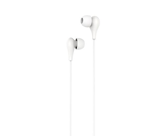  Проводные наушники с микрофоном внутриканальные Borofone BM24 Milo, 3.5 Jack (white) 