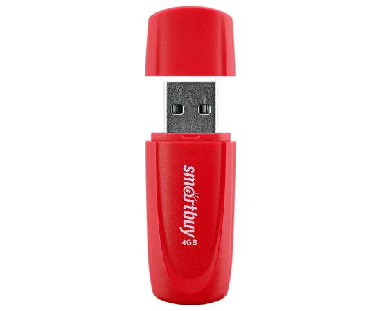  Флэш накопитель USB  4 Гб Smart Buy Scout (red) (212764) 