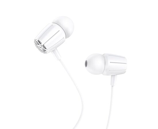 Проводные наушники с микрофоном внутриканальные Hoco M88 Graceful (white) (202597) 