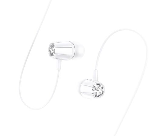  Проводные наушники с микрофоном внутриканальные Hoco M88 Graceful (white) (202597) 