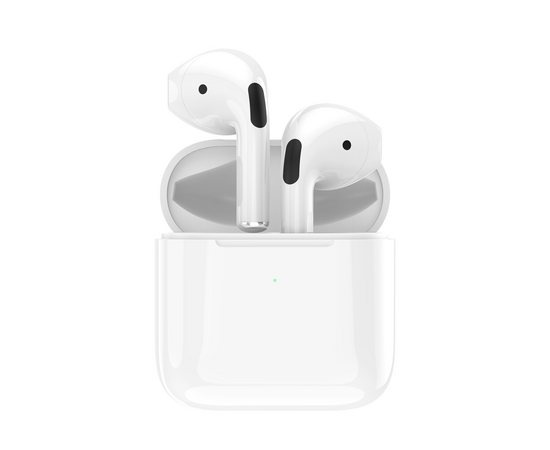  Беспроводные наушники с микрофоном Air Neo, TWS, BT 5.1, 300 мАч, QI, IPX4, белый, Deppa, 44169 