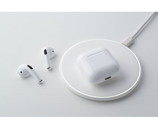  Беспроводные наушники с микрофоном Air Neo, TWS, BT 5.1, 300 мАч, QI, IPX4, белый, Deppa, 44169 
