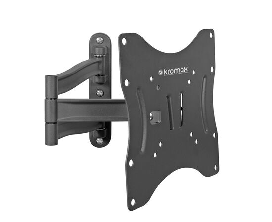  15"-40" Кронштейн Kromax TECHNO-3 серый Наклонно-поворотный макс.20кг угол наклона -15°/+8°, угол поворота -180°/+180°, Vesa 200х200 