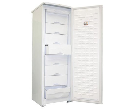  Морозильная камера Саратов 170 (мкш-180) белый, 48x147x59см, объем мороз. кам. 122л, класс С, климат. класс N, 8 ящиков 