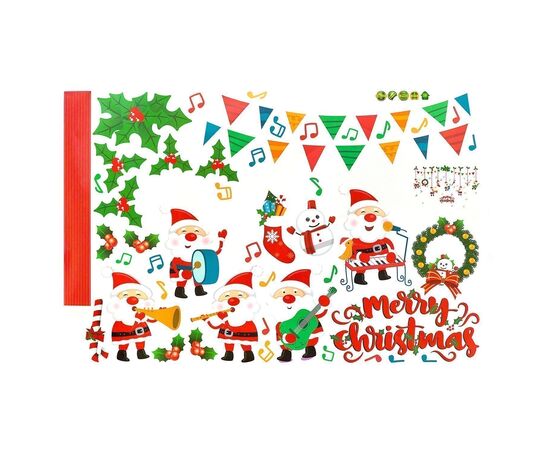  Наклейка - витражная 11 New Year (multicolor) (211379) 