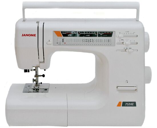  Швейная машина Janome 7524 Е (7524Е), электромеханическое управление, горизонтальный челнок, количество операций: 24 
