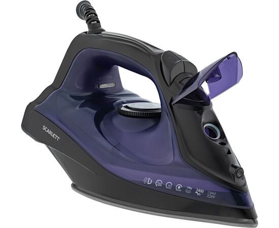  Утюг Scarlett SC-SI30K57 черный/фиолетовый 