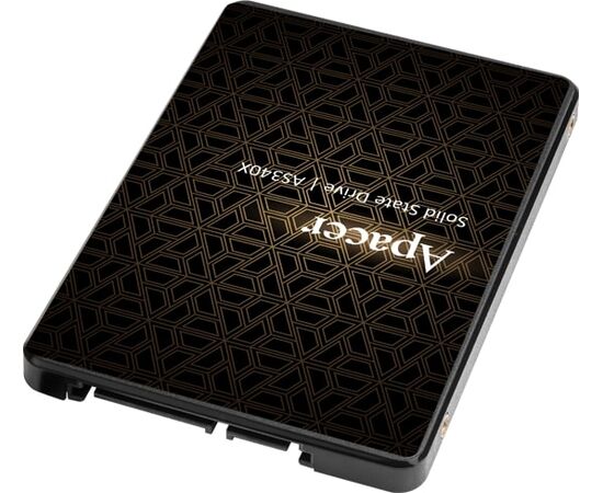  SSD 2.5" 240GB SATA3 Apacer AS340X (AP240GAS340XC-1) (550/520, IOPS 38/75K, MTBF 1.5M, 3D  TLC, 140TBW, 0,53DWPD, RTL) 