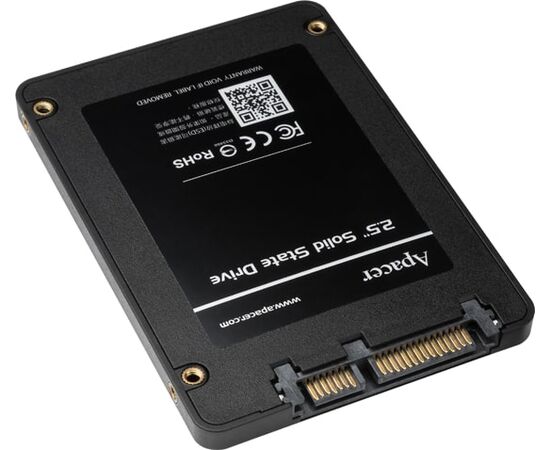  SSD 2.5" 240GB SATA3 Apacer AS340X (AP240GAS340XC-1) (550/520, IOPS 38/75K, MTBF 1.5M, 3D  TLC, 140TBW, 0,53DWPD, RTL) 