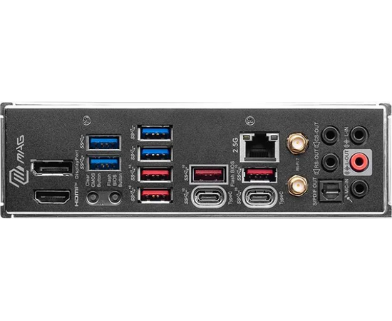  MB s1700 MSI Mag Z790 Tomahawk Max Wifi, 4*DDR5, 2*PCIEx16, 1*PCIEx1, 4*M.2, 3*TypeC, 4*USB3.2Gen2, 6*USB3.2Gen1, 4*USB2.0, 8*SATA3.0, 2.5G, DP, HDMI 