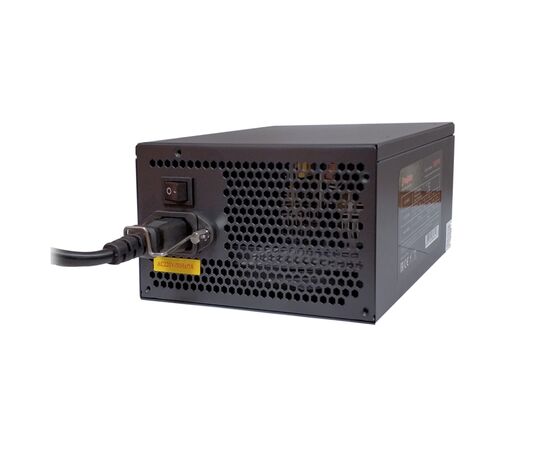  Блок питания Exegate EX221643RUS-S 600NPX, ATX, SC, black, 12cm fan, 24p+4p, 6/8p PCI-E, 3xSATA, 2xIDE, FDD + кабель 220V с защитой от выдергивания 