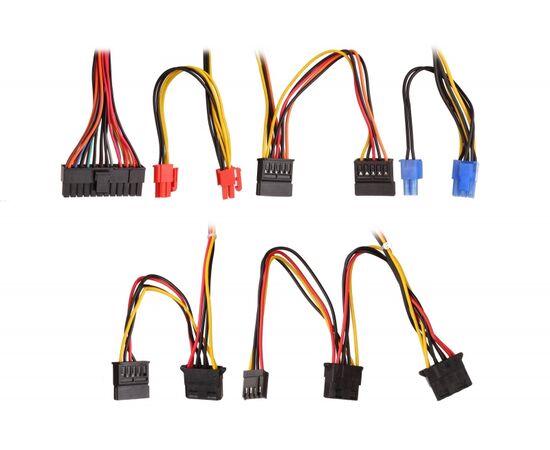  Блок питания Exegate EX221643RUS-S 600NPX, ATX, SC, black, 12cm fan, 24p+4p, 6/8p PCI-E, 3xSATA, 2xIDE, FDD + кабель 220V с защитой от выдергивания 