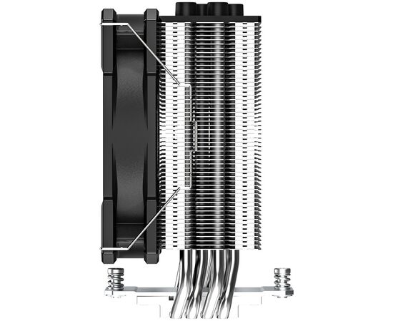  Кулер ID-COOLING SE-224-XTS Mini Black 4-pin, 180W/PWM/LGA1700/1200/ 115x/AM4/AM5 