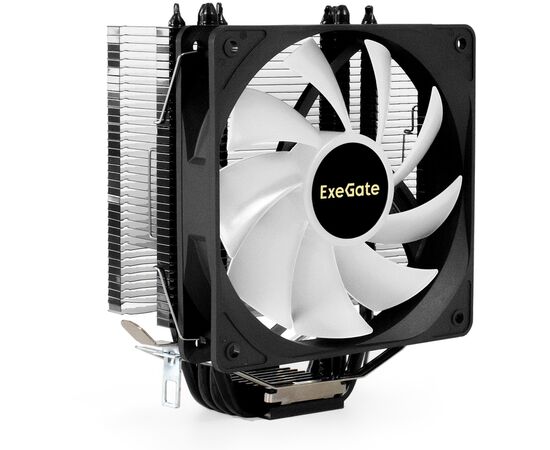  Кулер ExeGate Dark Magic EE400XL-PWM.ARGB EX295003RUS (Al+Cu, черное покрытие, 4 тепл.трубки, LGA775/1150/1151/1155/1156/1200/1700/AM2/AM2+/AM3) 