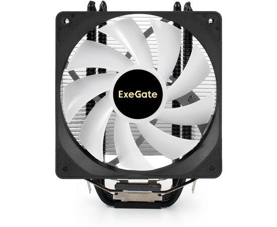 Кулер ExeGate Dark Magic EE400XL-PWM.ARGB EX295003RUS (Al+Cu, черное покрытие, 4 тепл.трубки, LGA775/1150/1151/1155/1156/1200/1700/AM2/AM2+/AM3) 