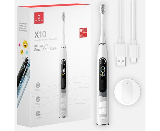  Электрическая зубная щетка Oclean X 10 Серый 
