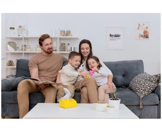  Ингалятор Omron NE-C24 Kids (NE-C801S-KDRU) компрессорный стационарный желтый 