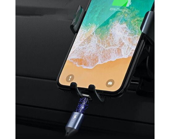  Кабель USB REMAX RC-156i Cigan USB - Lightning магнитный, 3A, 1 м, черный 