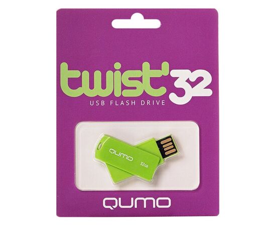  Флэш накопитель USB 32 Гб Qumo Twist (pistachio) (25454) 