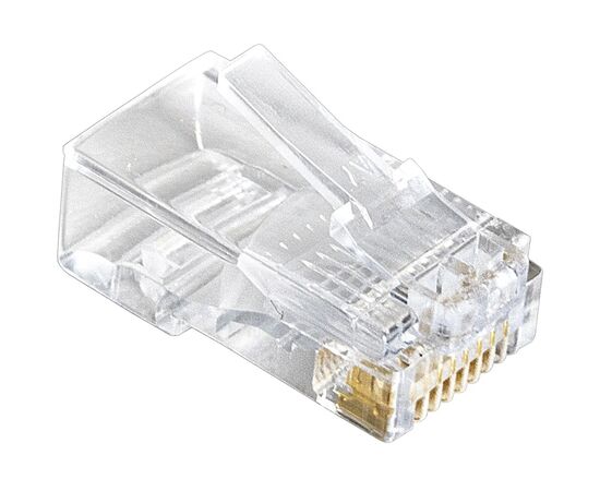 Коннектор Exegate PL45-C5-8P8C-100 (EX158091RUS) RJ-45 8P8C категория 5e, 100 шт. 