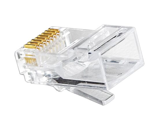  Коннектор Exegate PL45-C5-8P8C-100 (EX158091RUS) RJ-45 8P8C категория 5e, 100 шт. 