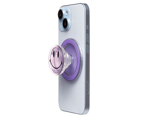  Держатель для телефона Popsockets PS64 Smile SafeMag (light violet) (229306) 