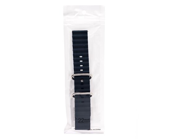  Ремешок - WB35 22 мм универсальный Ocean Band (dark grey) (227524) 