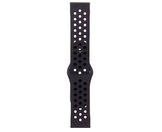  Ремешок - WB41 22 мм универсальный Sport N на кнопке (black/black) (230567) 