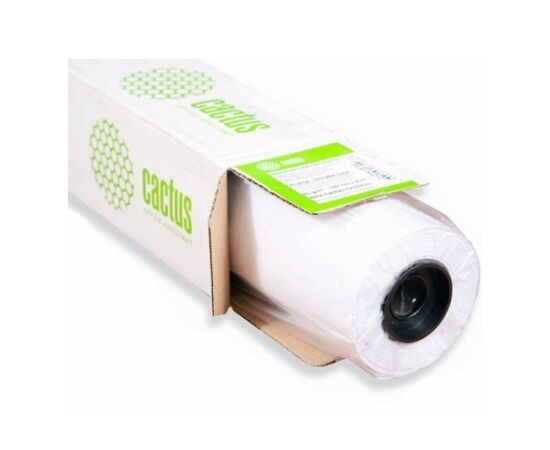  Бумага Cactus CS-PP230-61030 24"(A1) 610мм-30м/230г/м2/белый универсальная (с покрытием) 