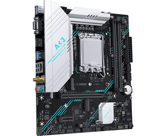  MB s1700 Maxsun MS-B760M Gaming Wifi Ace (6940709694749), 2*DDR5, 1*PCIEx16, 1*PCIEx1, 2*M.2, 6*USB3.2Gen1, 4*USB2.0, 3*SATA3.0, 1G, VGA, HDMI, M-ATX, RTL 