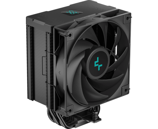  Кулер DEEPCOOL AG500 Digital BK LGA1700/1200/115X/AM5/AM4 (12шт/кор, TDP 240W, PWM, Fan 120mm, 5 тепл. трубок) RET 
