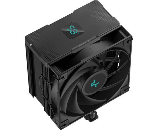  Кулер DEEPCOOL AG500 Digital BK LGA1700/1200/115X/AM5/AM4 (12шт/кор, TDP 240W, PWM, Fan 120mm, 5 тепл. трубок) RET 