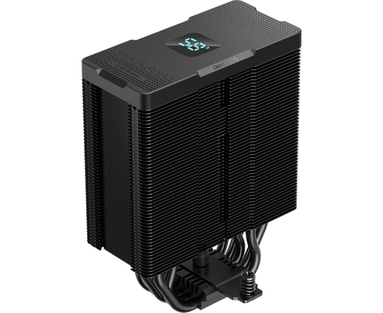  Кулер DEEPCOOL AG500 Digital BK LGA1700/1200/115X/AM5/AM4 (12шт/кор, TDP 240W, PWM, Fan 120mm, 5 тепл. трубок) RET 