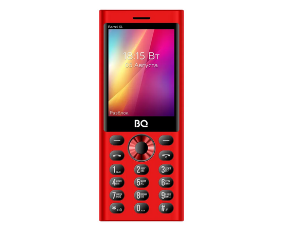  Мобильный телефон BQ 2832 Barrel XL Red+Black 