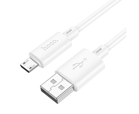  Кабель USB - micro USB Hoco X88 100см 2,4A (white) (215587) 