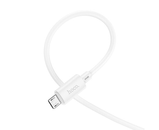  Кабель USB - micro USB Hoco X88 100см 2,4A (white) (215587) 