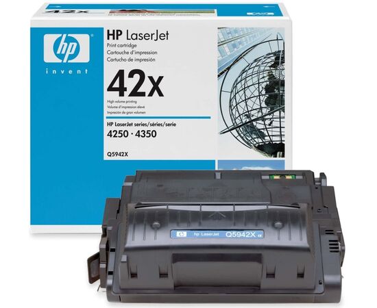  Картридж лазерный HP Q5942X черный (20000стр.) для HP LJ 4250/4350 