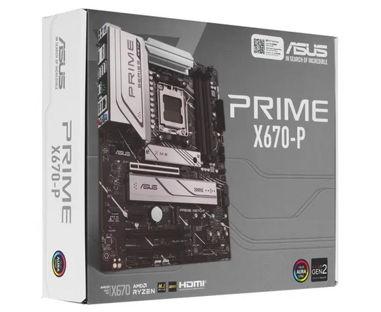  MB sAM5 ASUS PRIME X670-P ATX 4xDDR5 3xPCIEx16 PCIEx1 3xM.2 USB-C DP HDMI 2.5GLAN (90MB1BU0-M0EAY0) 