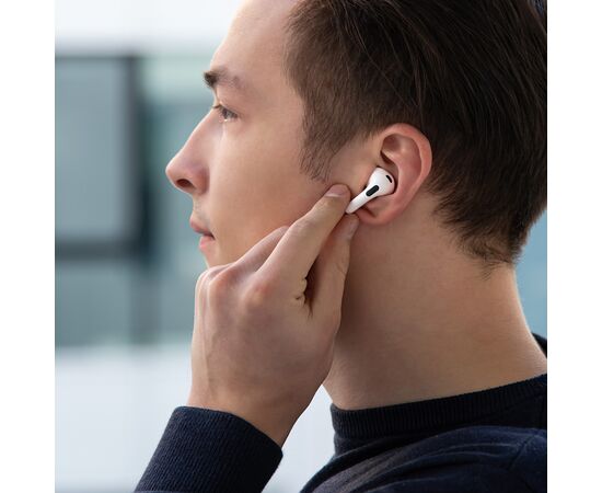  Беспроводные наушники с микрофоном Air Nova, TWS, BT 5.1, 300 мАч, QI, белый, Deppa, 44192 