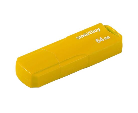  Флэш накопитель USB 64 Гб Smart Buy CLUE (yellow) (205854) 
