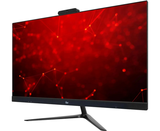  Моноблок IRU Агат 313 (2004773) 23.8" Full HD i3 10100 (3.6) 8Gb SSD256Gb UHDG 630 Free DOS GbitEth 120W клав. мышь черный (RUS) 