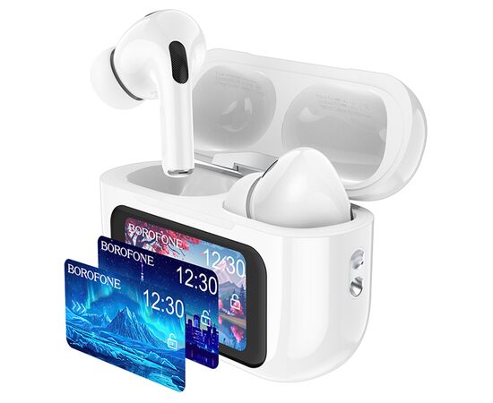  Беспроводные наушники TWS BOROFONE BW76 Brocade, Bluetooth, белый 