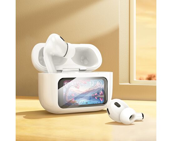  Беспроводные наушники TWS BOROFONE BW76 Brocade, Bluetooth, белый 