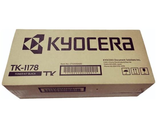  Тонер KYOCERA TK-1178 Black 1T02S50AX0 7 200стр. для M2040dn/M2540dn/M2640idw 