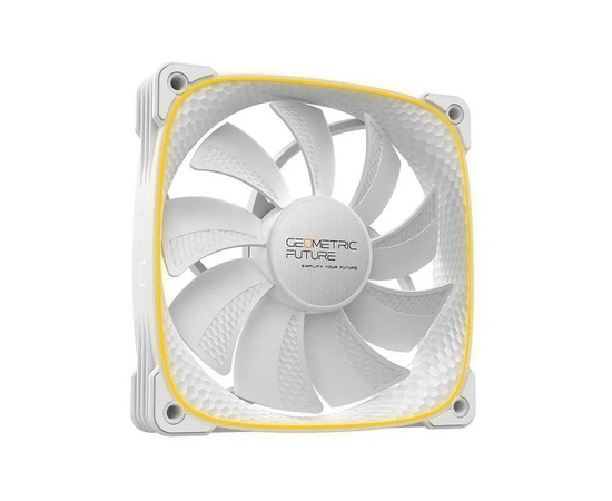  Вентилятор Geometric Future Squama 2503RW (1F2503R112011) Single Pack / 120mm, 2000 RPM, 69.11 CFM, 30.92 dBA, 5V ARGB, White, Reverse 