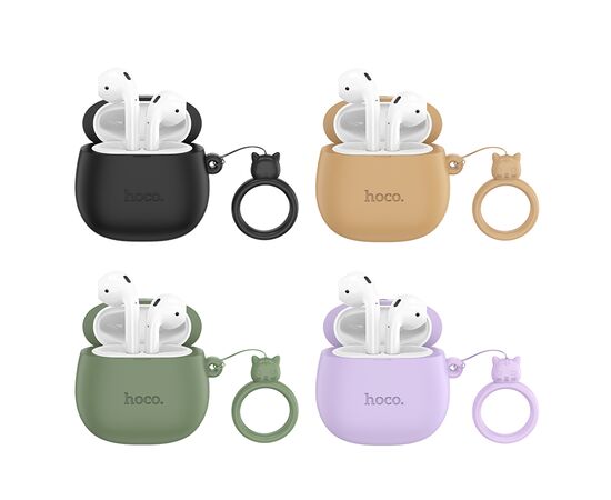  Bluetooth-наушники беспроводные вкладыши Hoco EW45 (Caramel Cat) 