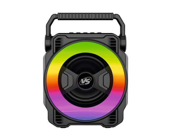  BT колонка  с  динамической подсветкой VS  103-01 LED, FM, MP3 USB/TF, TWS, 5 Вт, черная 