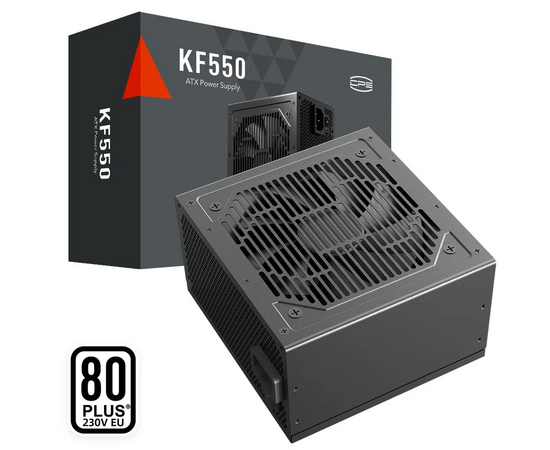  Блок питания PcCooler P3-F550-W1H 550W 80+ White (ATX, ATX 2.4, Non-modular, 1x24(20+4)pin 550mm, 1xCPU*2 8(4+4)pin 610+150mm) 