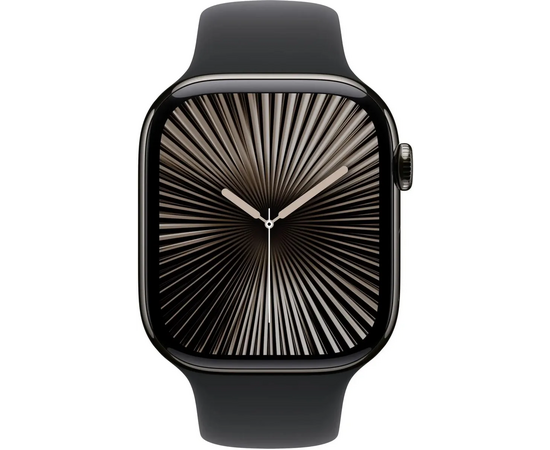  Smart-часы Apple Watch Series 10 MWWQ3LW/A 46мм OLED корп.черный Sport Band рем.черный разм.брасл. M/L 